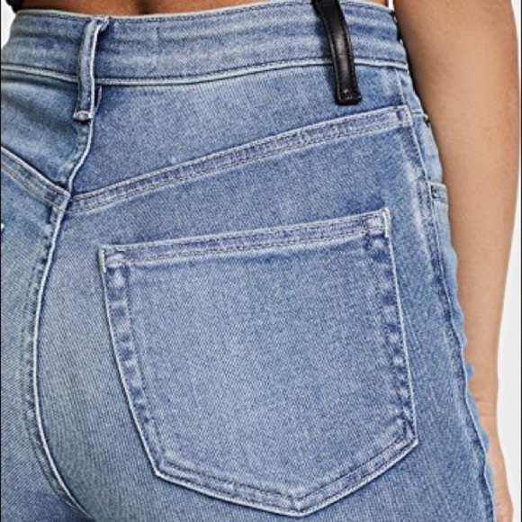 ALEXANDER WANG: WANG 001 Slim Fit High Waist Jeans - Picture 3 of 4